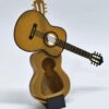 porta púas de guitarra con forma de guitarra
